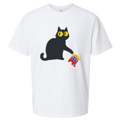 Cat For Kamala Harris Sueded Cloud Jersey T-Shirt