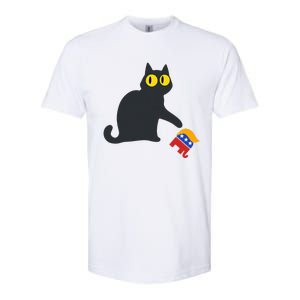 Cat For Kamala Harris Softstyle CVC T-Shirt