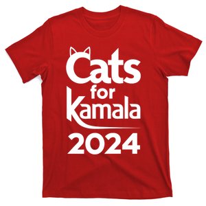 Cats For Kamala 2024 Funny Political Harris Supporter T-Shirt