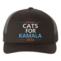 Cats For Kamala Harris 2024 Childless Cat Lady Jd Vance Yupoong Adult 5-Panel Trucker Hat