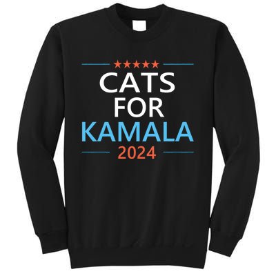 Cats For Kamala Harris 2024 Childless Cat Lady Jd Vance Sweatshirt