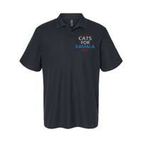 Cats For Kamala Harris 2024 Childless Cat Lady Jd Vance Softstyle Adult Sport Polo