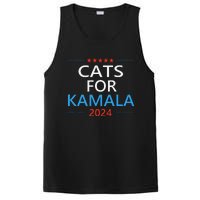 Cats For Kamala Harris 2024 Childless Cat Lady Jd Vance PosiCharge Competitor Tank