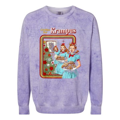 Cookie For Krampus Christmas Colorblast Crewneck Sweatshirt