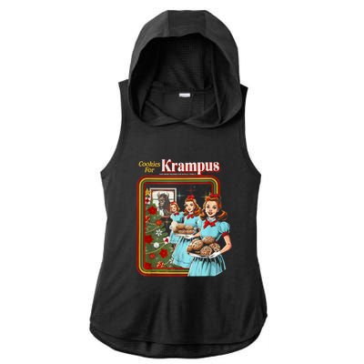 Cookie For Krampus Christmas Ladies PosiCharge Tri-Blend Wicking Draft Hoodie Tank