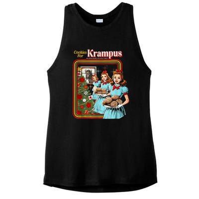 Cookie For Krampus Christmas Ladies PosiCharge Tri-Blend Wicking Tank