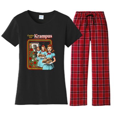 Cookie For Krampus Christmas Women's Flannel Pajama Set