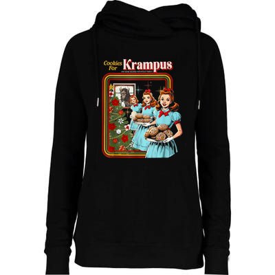 Cookie For Krampus Christmas Womens Funnel Neck Pullover Hood