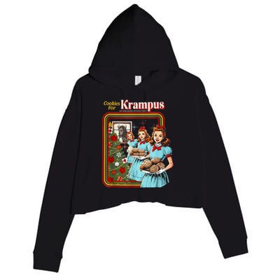 Cookie For Krampus Christmas Crop Fleece Hoodie