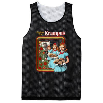 Cookie For Krampus Christmas Mesh Reversible Basketball Jersey Tank