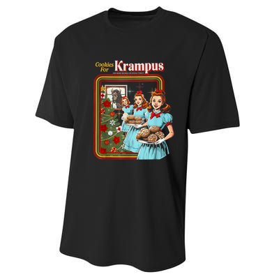 Cookie For Krampus Christmas Performance Sprint T-Shirt