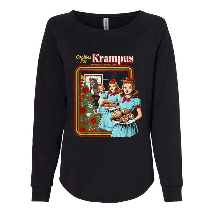 Cookie For Krampus Christmas Womens California Wash Sweatshirt