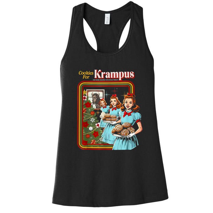 Cookie For Krampus Christmas Women's Racerback Tank