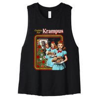 Cookie For Krampus Christmas Women's Racerback Cropped Tank