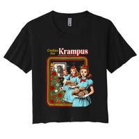 Cookie For Krampus Christmas Women's Crop Top Tee