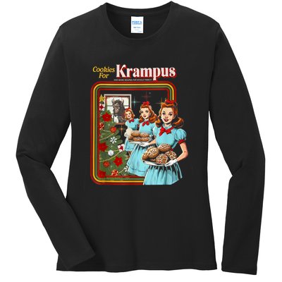 Cookie For Krampus Christmas Ladies Long Sleeve Shirt