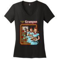 Cookie For Krampus Christmas Women's V-Neck T-Shirt