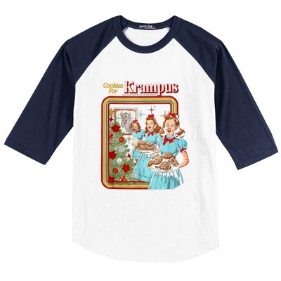 Cookie For Krampus Christmas Baseball Sleeve Shirt