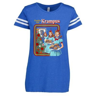 Cookie For Krampus Christmas Enza Ladies Jersey Football T-Shirt