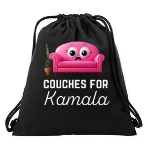 Couches For Kamala Jd Vance Couch Meme Funny Culture Liberal Drawstring Bag