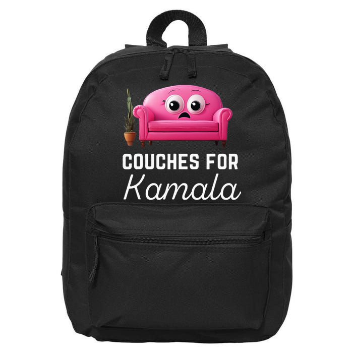 Couches For Kamala Jd Vance Couch Meme Funny Culture Liberal 16 in Basic Backpack