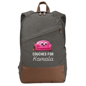 Couches For Kamala Jd Vance Couch Meme Funny Culture Liberal Cotton Canvas Backpack