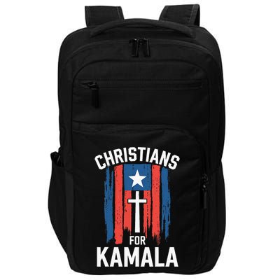 Christians For Kamala Patriotic American Harris Christians Impact Tech Backpack