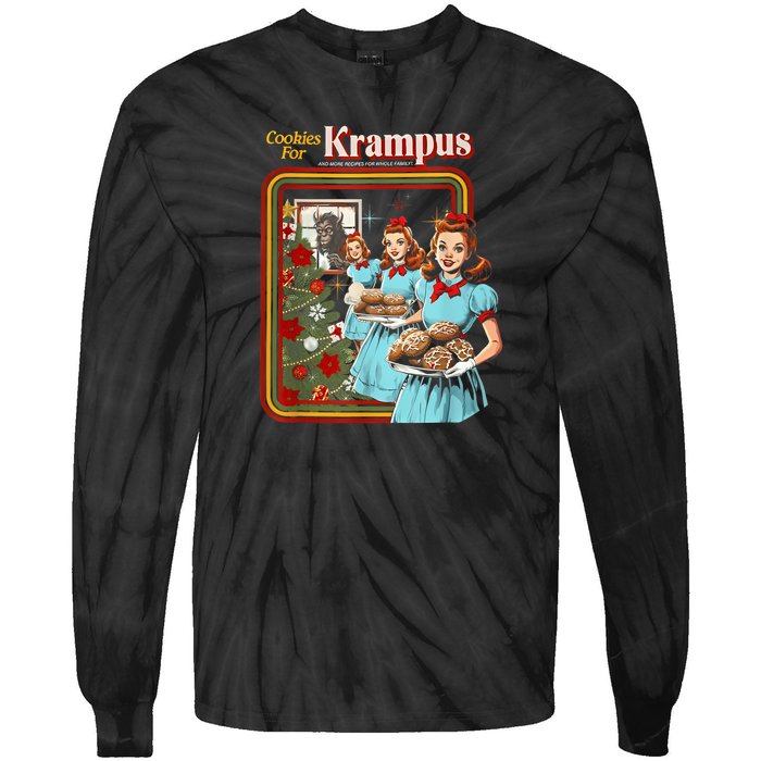 Cookie For Krampus Christmas Tie-Dye Long Sleeve Shirt