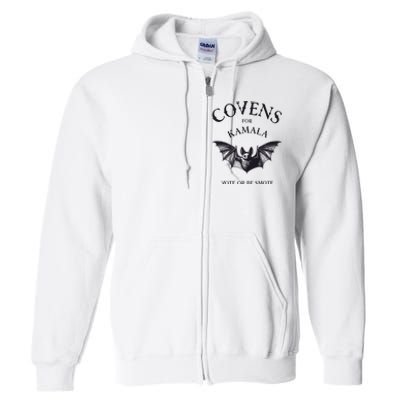 Covens For Kamala Full Zip Hoodie