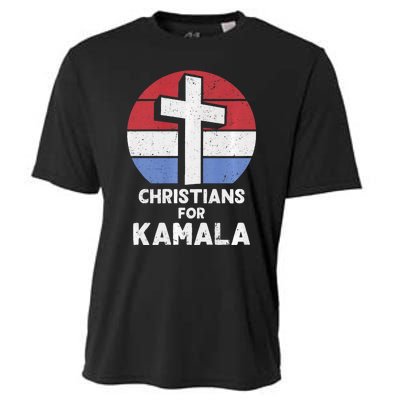 Christians For Kamala Harris Evangelical Voter Kamala 2024 Cooling Performance Crew T-Shirt