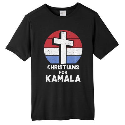 Christians For Kamala Harris Evangelical Voter Kamala 2024 Tall Fusion ChromaSoft Performance T-Shirt