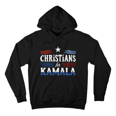 Christians For Kamala Patriotic American Harris Christians Hoodie