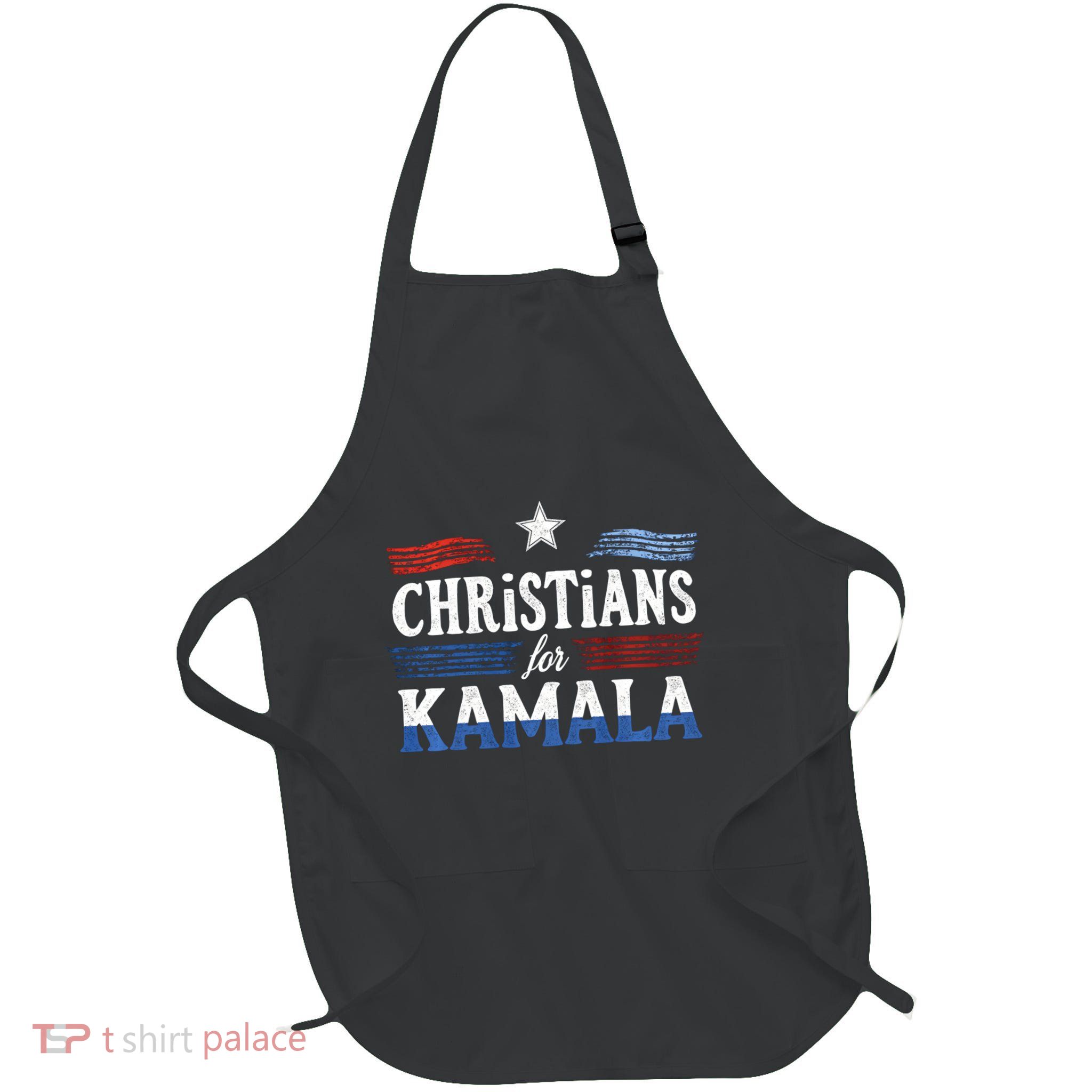 Christians For Kamala Patriotic American Harris Christians Apron