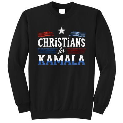 Christians For Kamala Patriotic American Harris Christians Sweatshirt