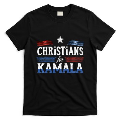 Christians For Kamala Patriotic American Harris Christians T-Shirt