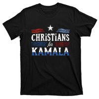 Christians For Kamala Patriotic American Harris Christians T-Shirt