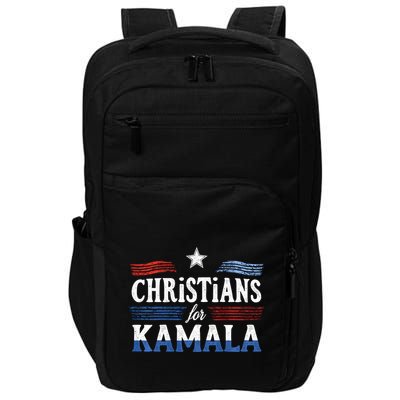 Christians For Kamala Patriotic American Harris Christians Impact Tech Backpack
