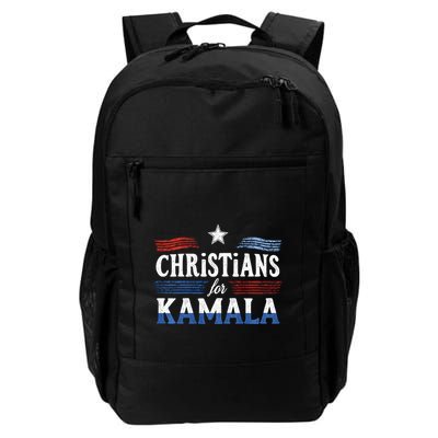 Christians For Kamala Patriotic American Harris Christians Backpack