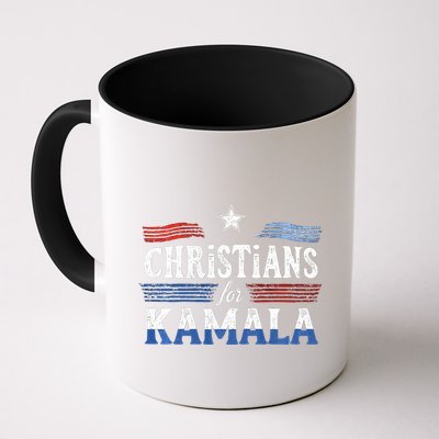 Christians For Kamala Patriotic American Harris Christians Mug