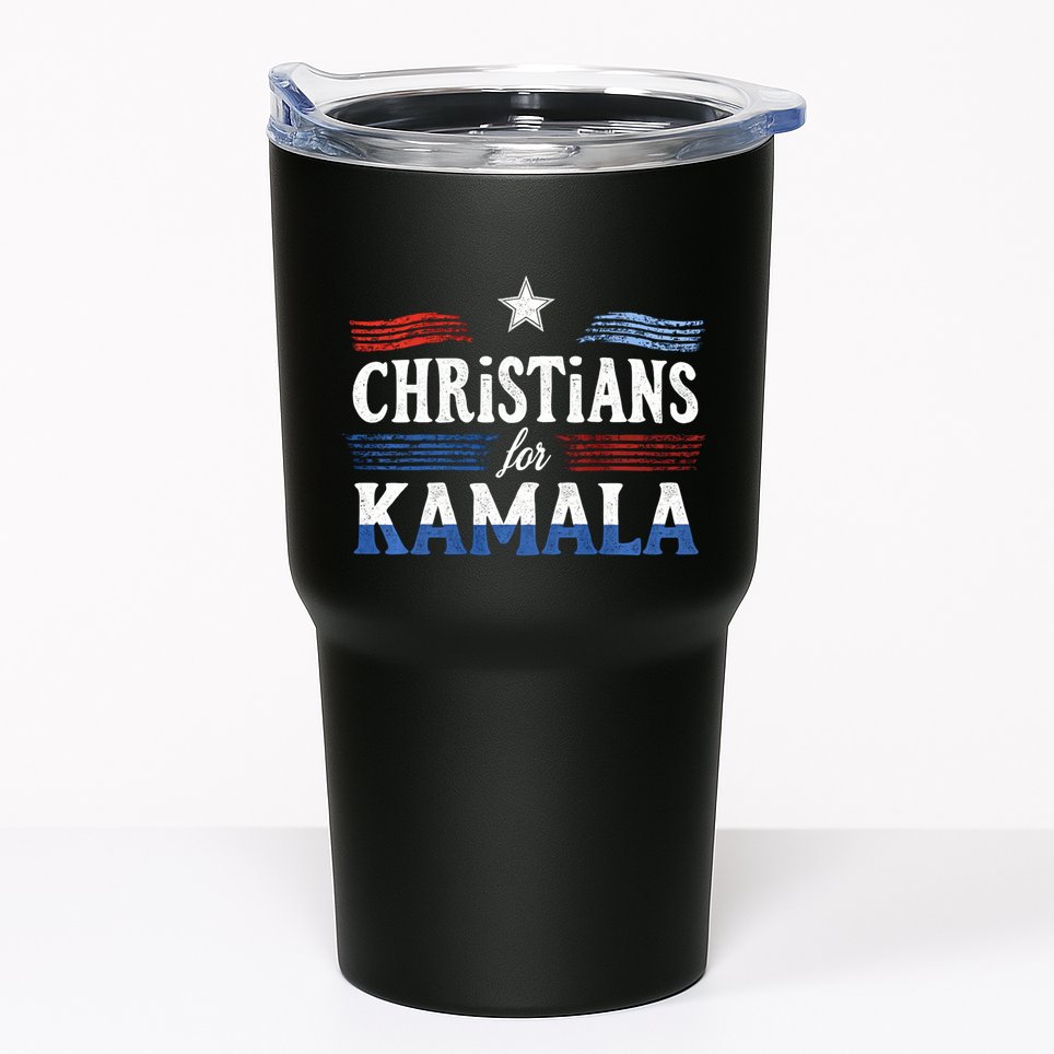 Christians For Kamala Patriotic American Harris Christians Tumbler