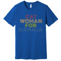 Cat For Kamala Retro Vintage Cute Gift Premium T-Shirt