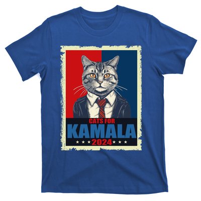 Cats For Kamala 2024 Cat Lady Kamala Cat Lovers Gift T-Shirt