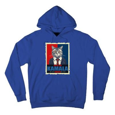 Cats For Kamala 2024 Cat Lady Kamala Cat Lovers Gift Tall Hoodie