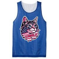 Cats For Kamala Harris Cute Red Blue Flag America Forward Gift Mesh Reversible Basketball Jersey Tank