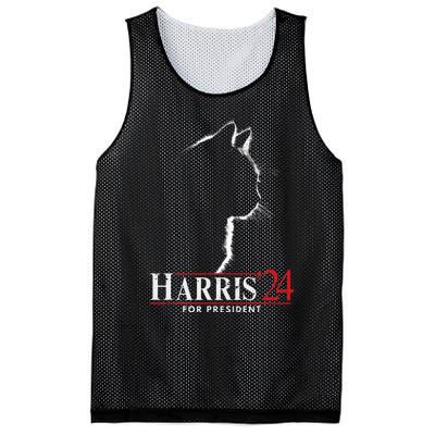 Cats For Kamala Harris 24 Mesh Reversible Basketball Jersey Tank