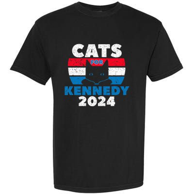 Cats For Kennedy 2024 Election Garment-Dyed Heavyweight T-Shirt