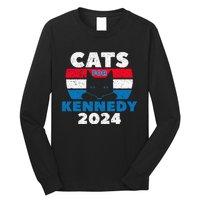 Cats For Kennedy 2024 Election Long Sleeve Shirt