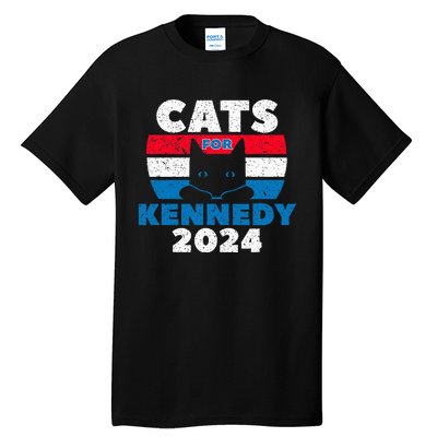 Cats For Kennedy 2024 Election Tall T-Shirt