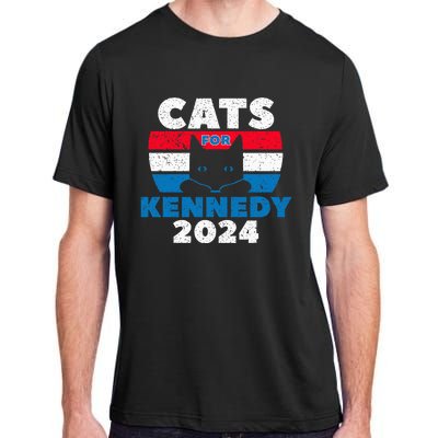 Cats For Kennedy 2024 Election Adult ChromaSoft Performance T-Shirt