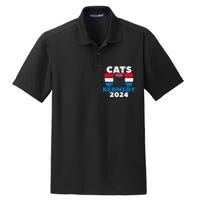 Cats For Kennedy 2024 Election Dry Zone Grid Polo